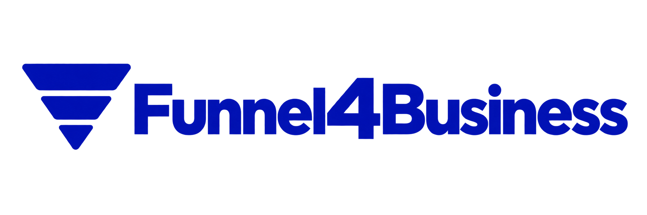 Logotipo Funnel4Business en azul profundo Logotipo Funnel4Business en azul profundo